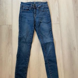 Plain, denim jegging, size 1, comfortable, skinny